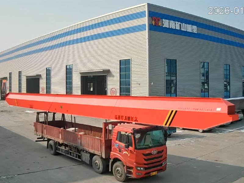 電動單梁起重機 LD10t-26.66m 制作完成 裝車發出